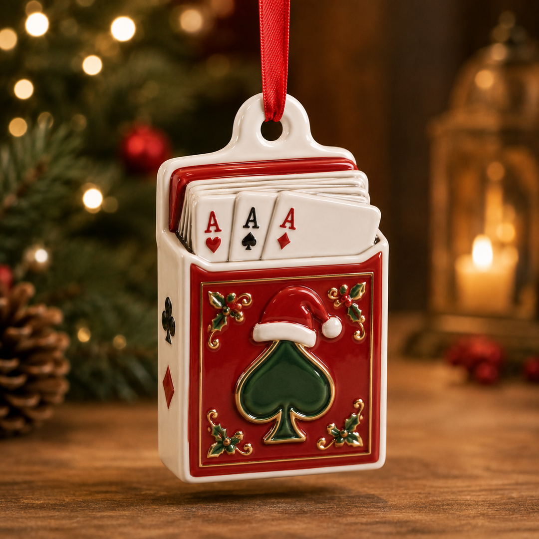Card Deck Mica Ornament NCU0TM089