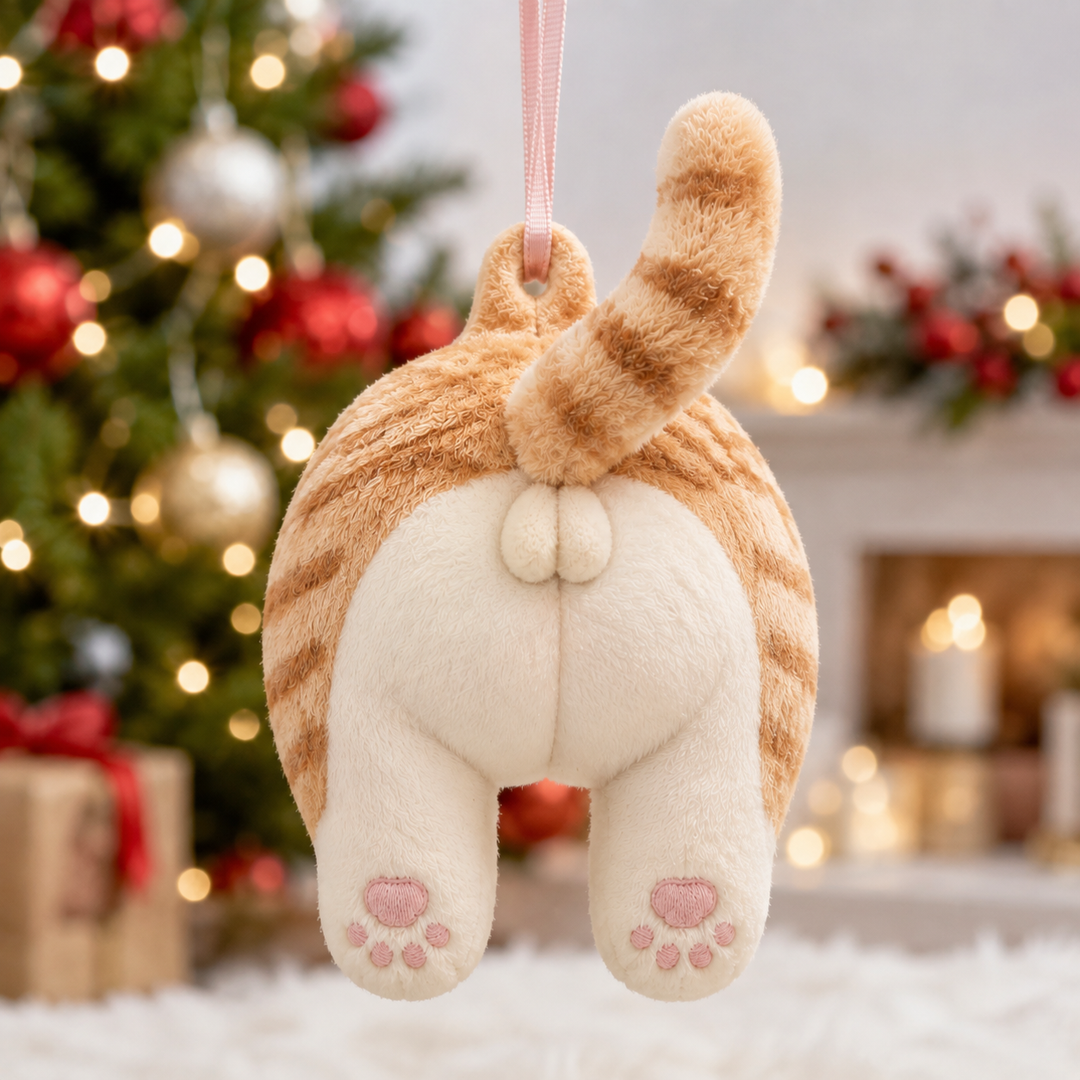 Cat Butt Mica Ornament NCU0TM049