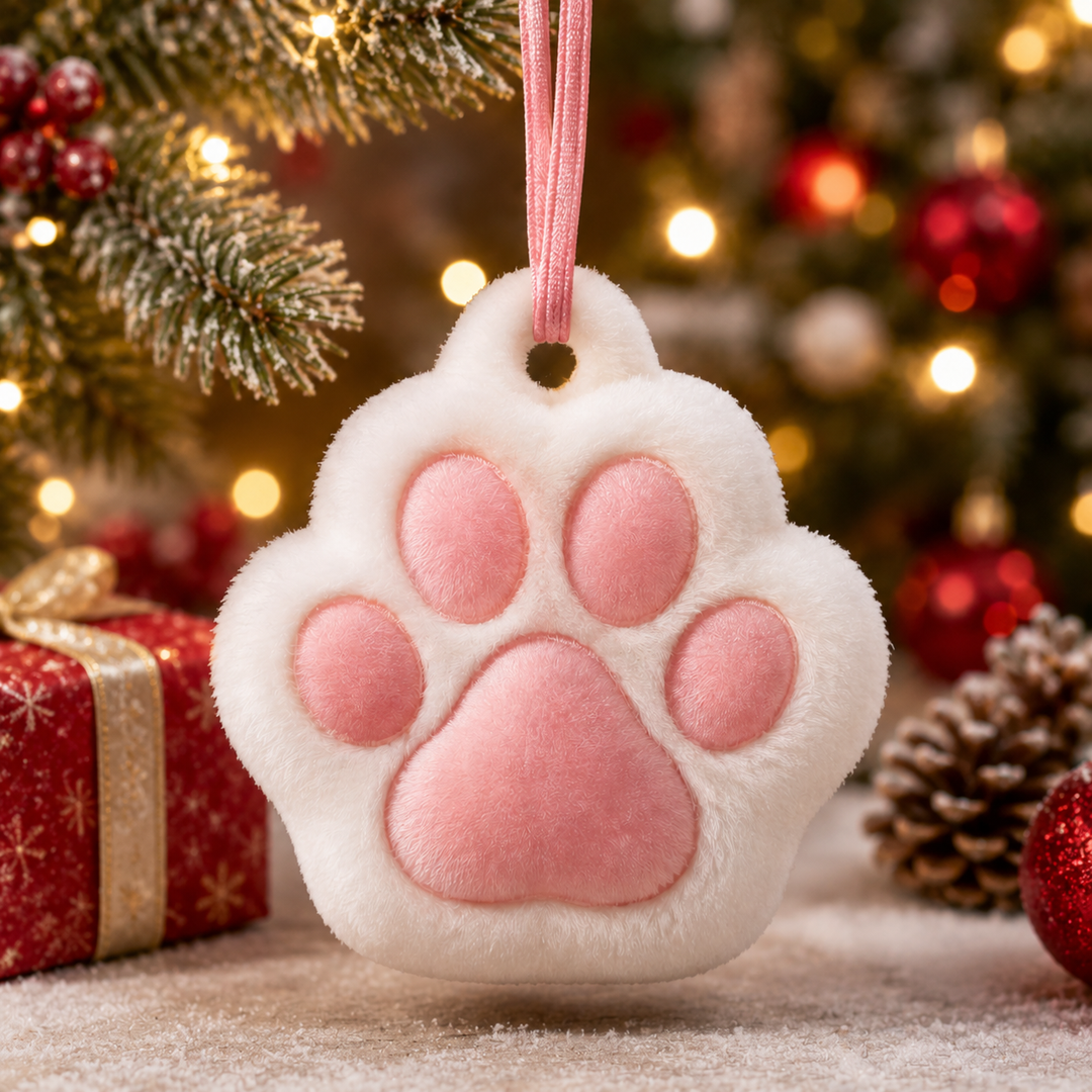 Cat Paw Mica Ornament NCU0TM048