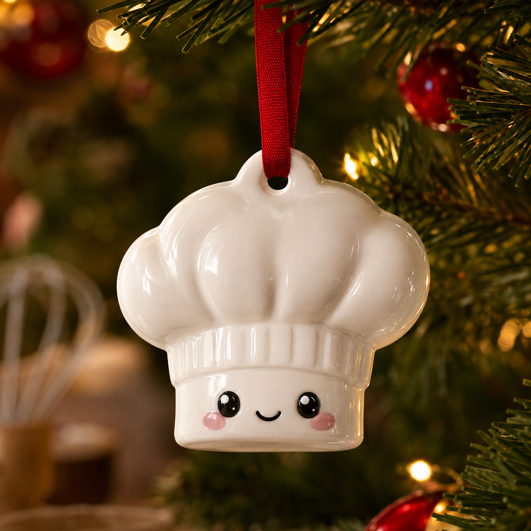 Chef Hat Mica Ornament NCU0TM007