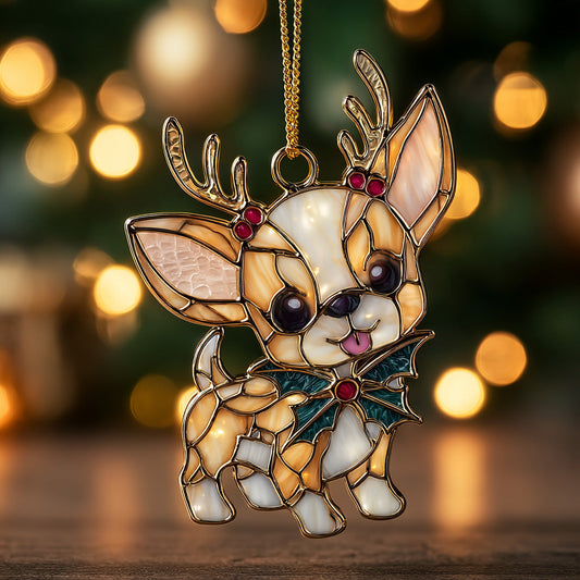 Chihuahua Glow Mica Ornament NCU0DH295