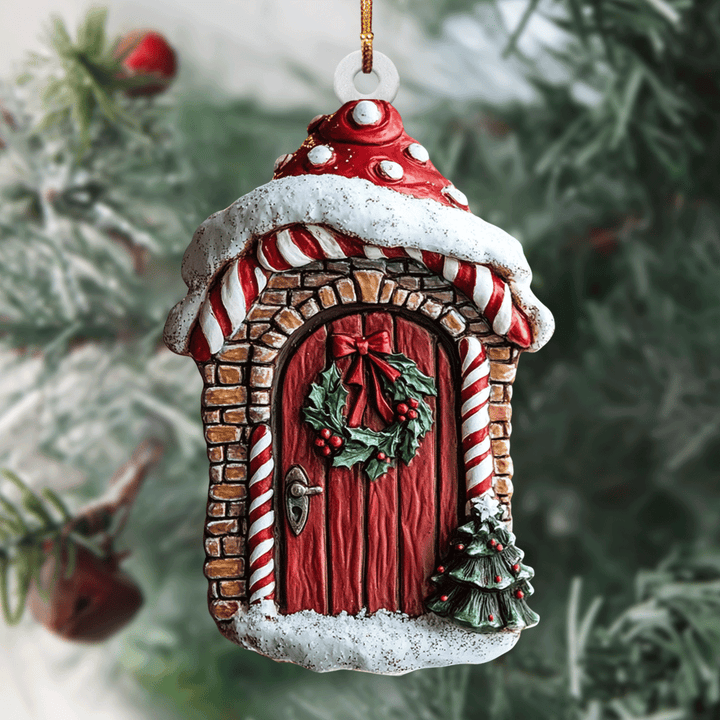Christmas Door - Mica Ornament NCU0PD202