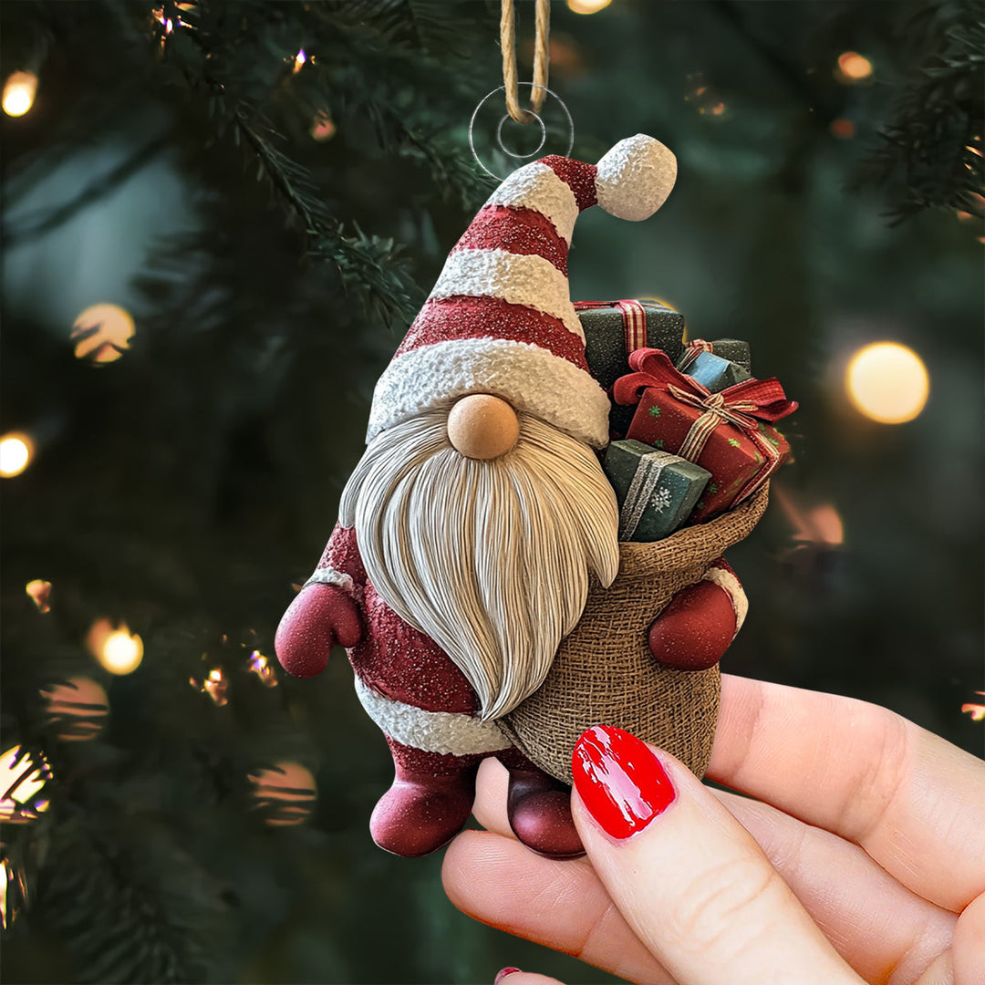 Christmas Gnome Spirit - Mica Ornament NCU0PD227