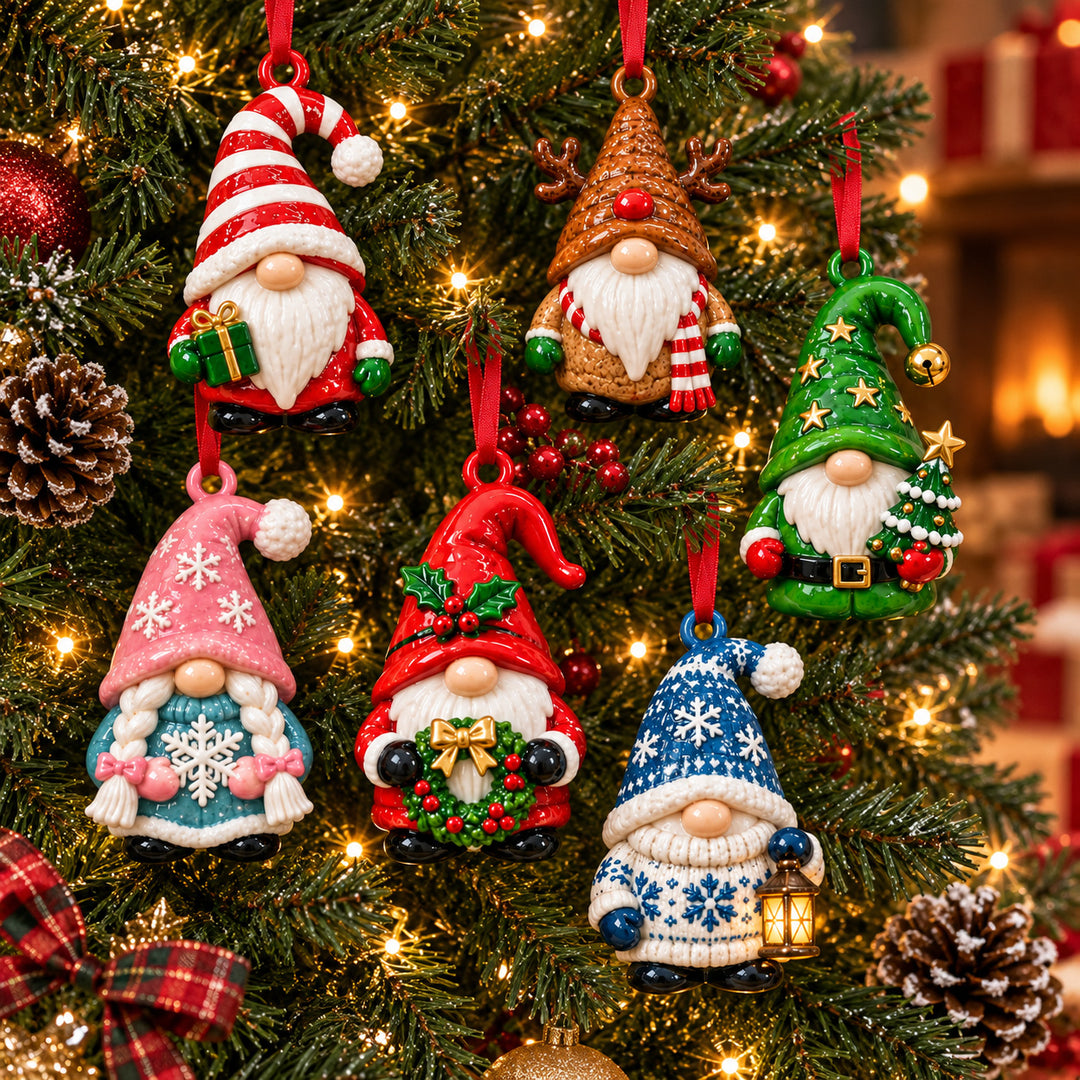 Christmas Gnome Ornament Gift Set NCU0HT132