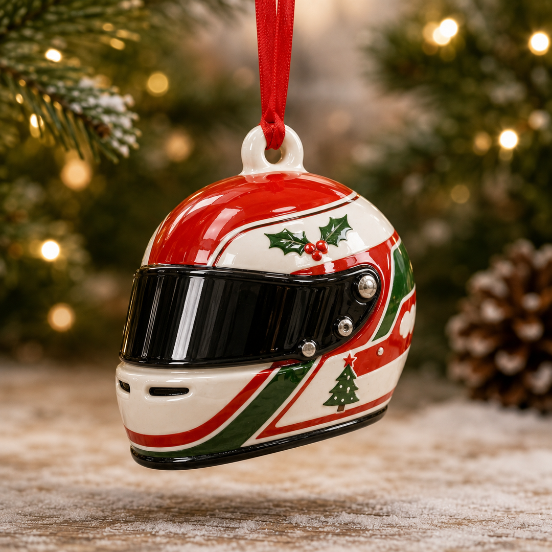 Christmas Helmet Mica Ornament NCU0TM103