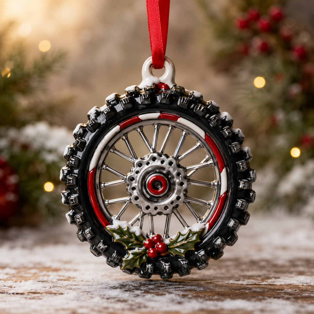 Christmas Wheel Mica Ornament NCU0TM102
