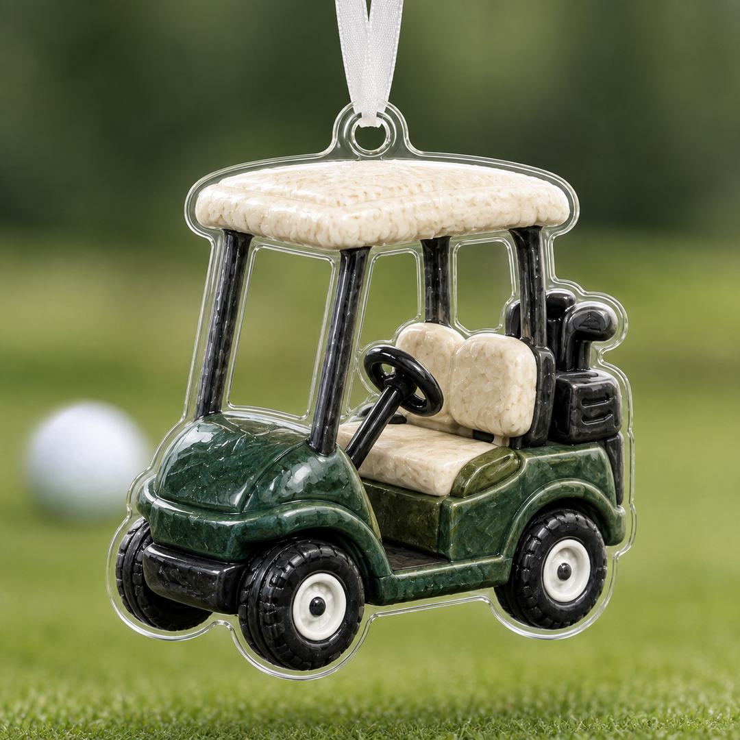 Classic Fairway Golf Cart Mica Ornament NCU0HA025