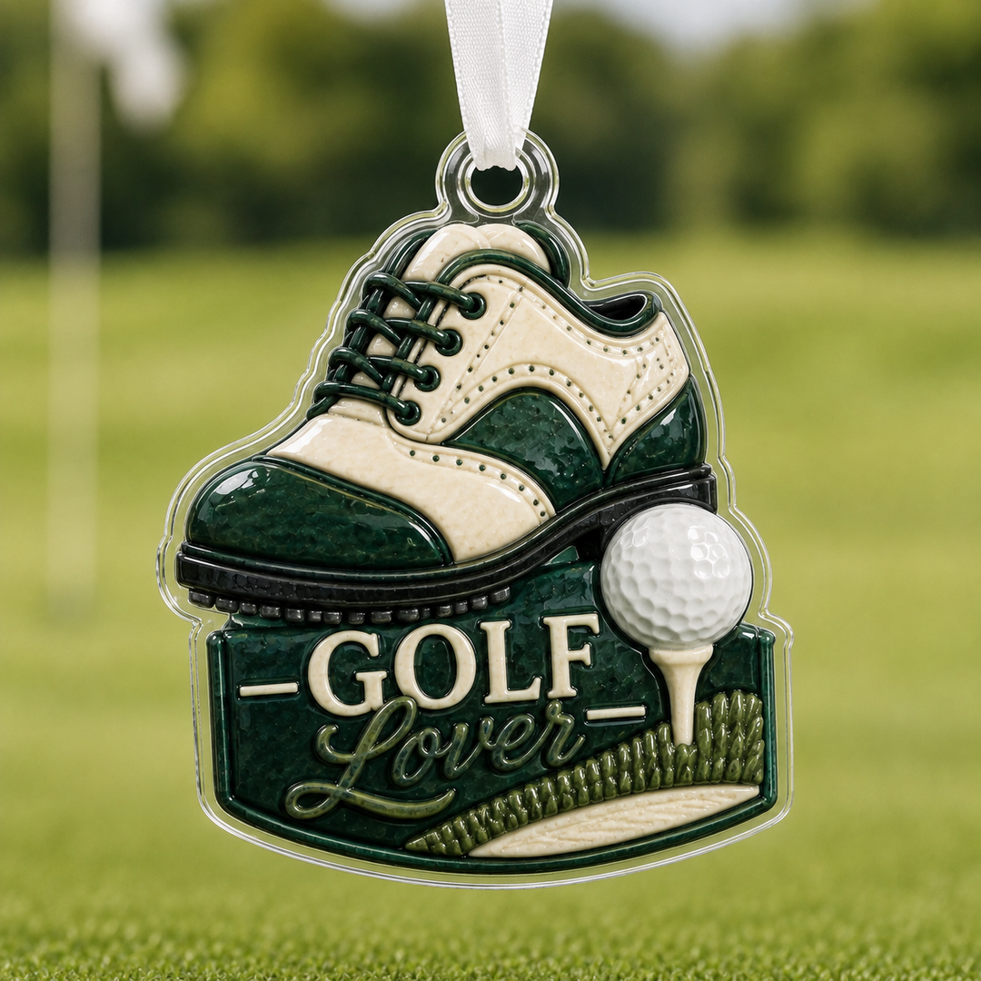 Classic Golf Lover Shoe Mica Ornament NCU0HA026