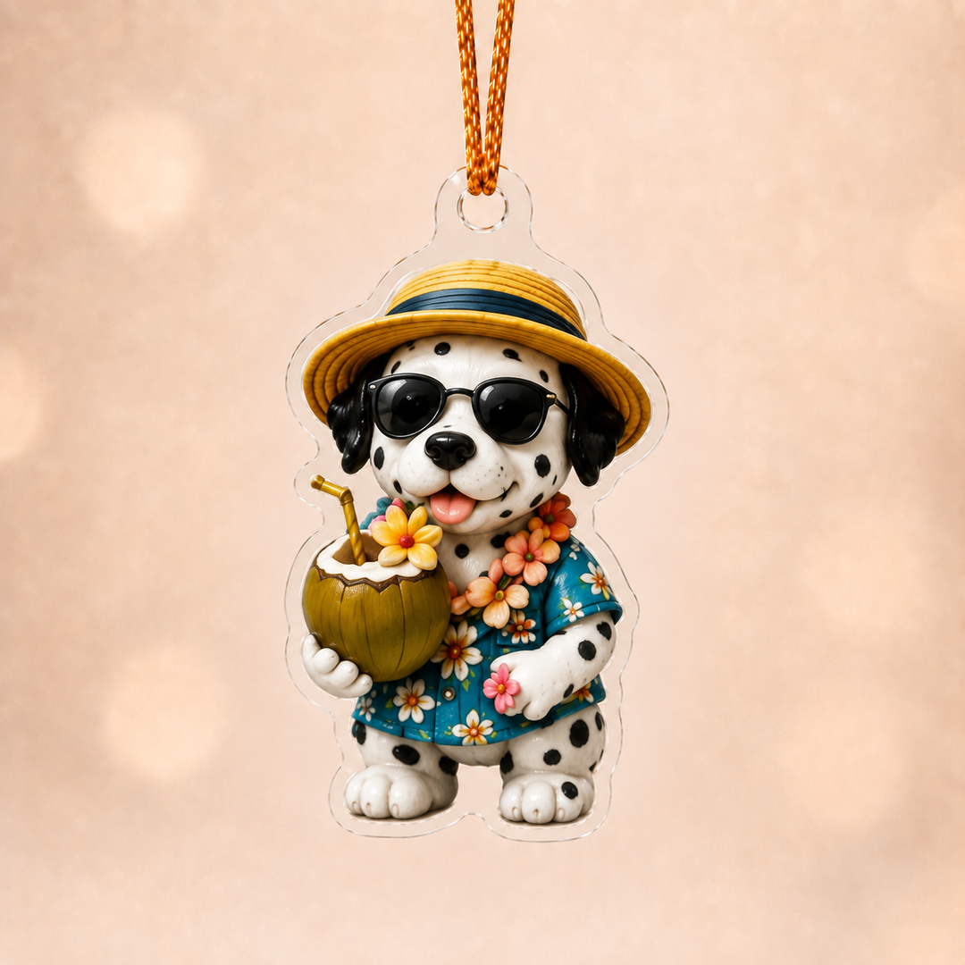 Coconut Dalmatian Adorable Mica Ornament NCU0NT014
