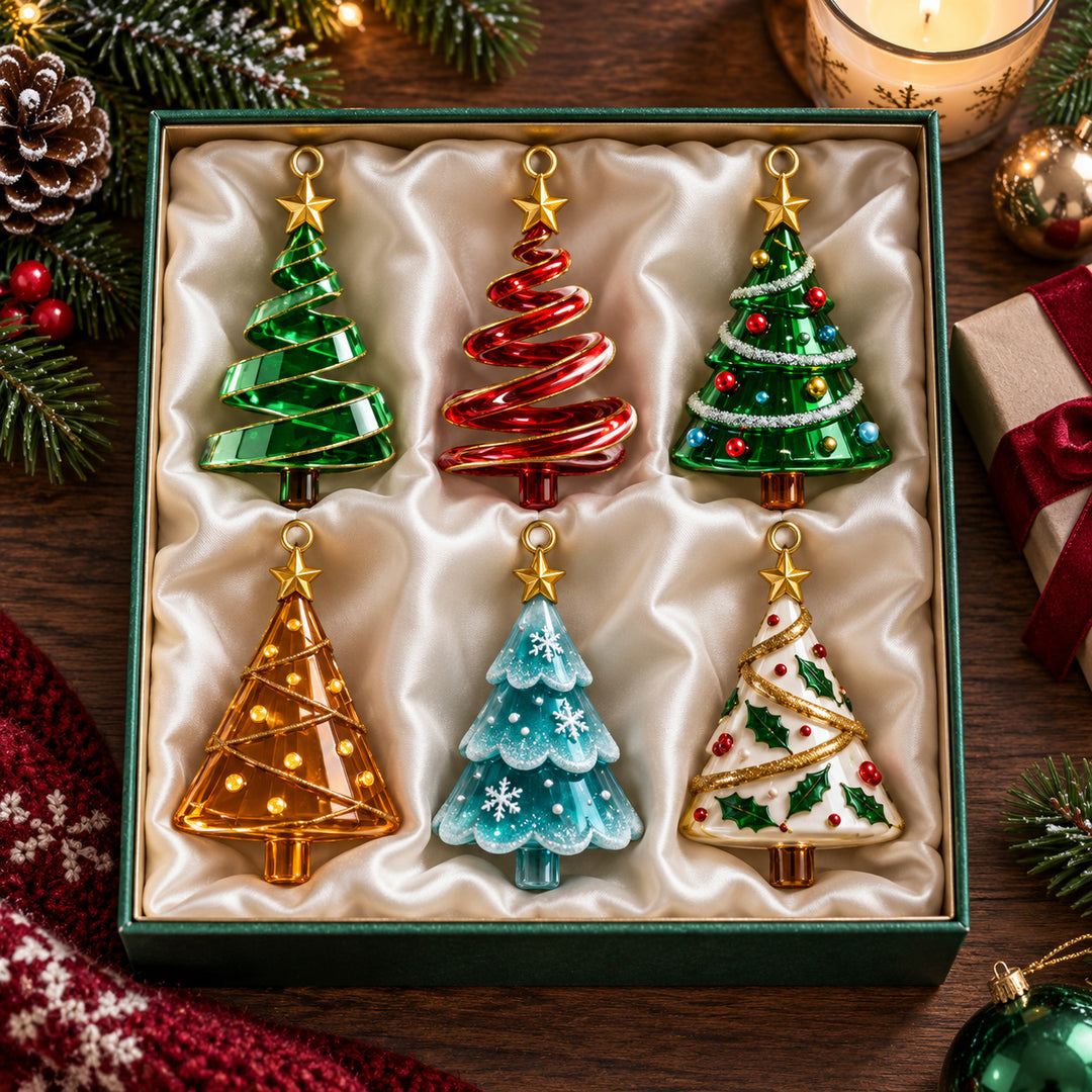 Colorful Christmas Tree Ornament Gift Set NCU0HT136