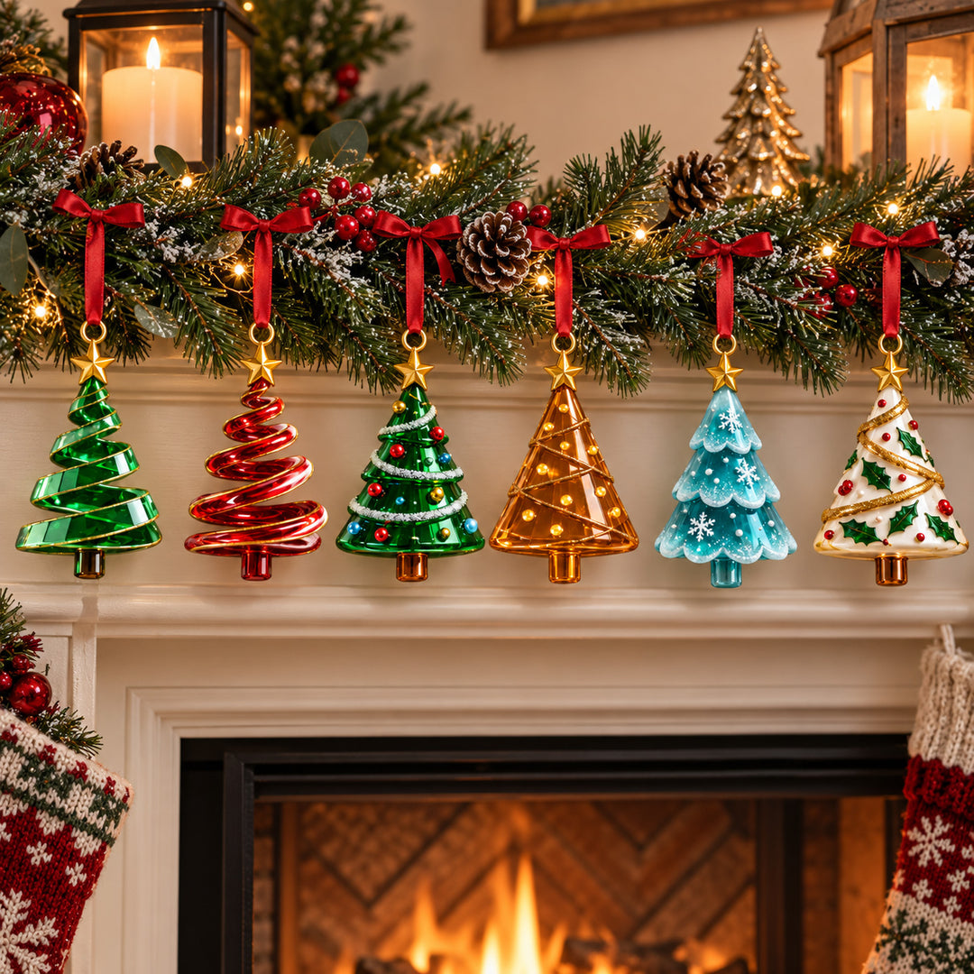 Colorful Christmas Tree Ornament Gift Set NCU0HT136