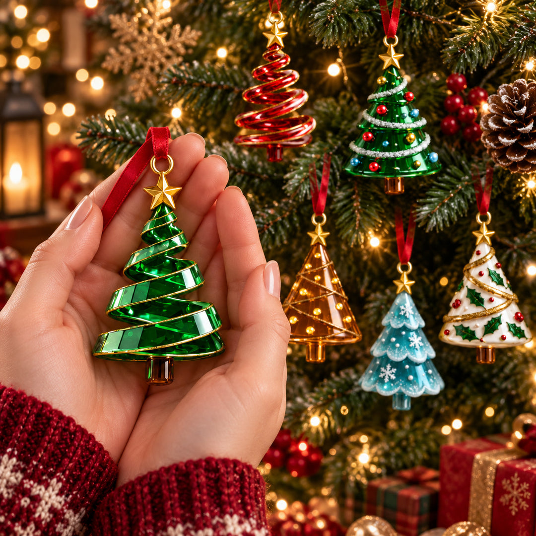 Colorful Christmas Tree Ornament Gift Set NCU0HT136