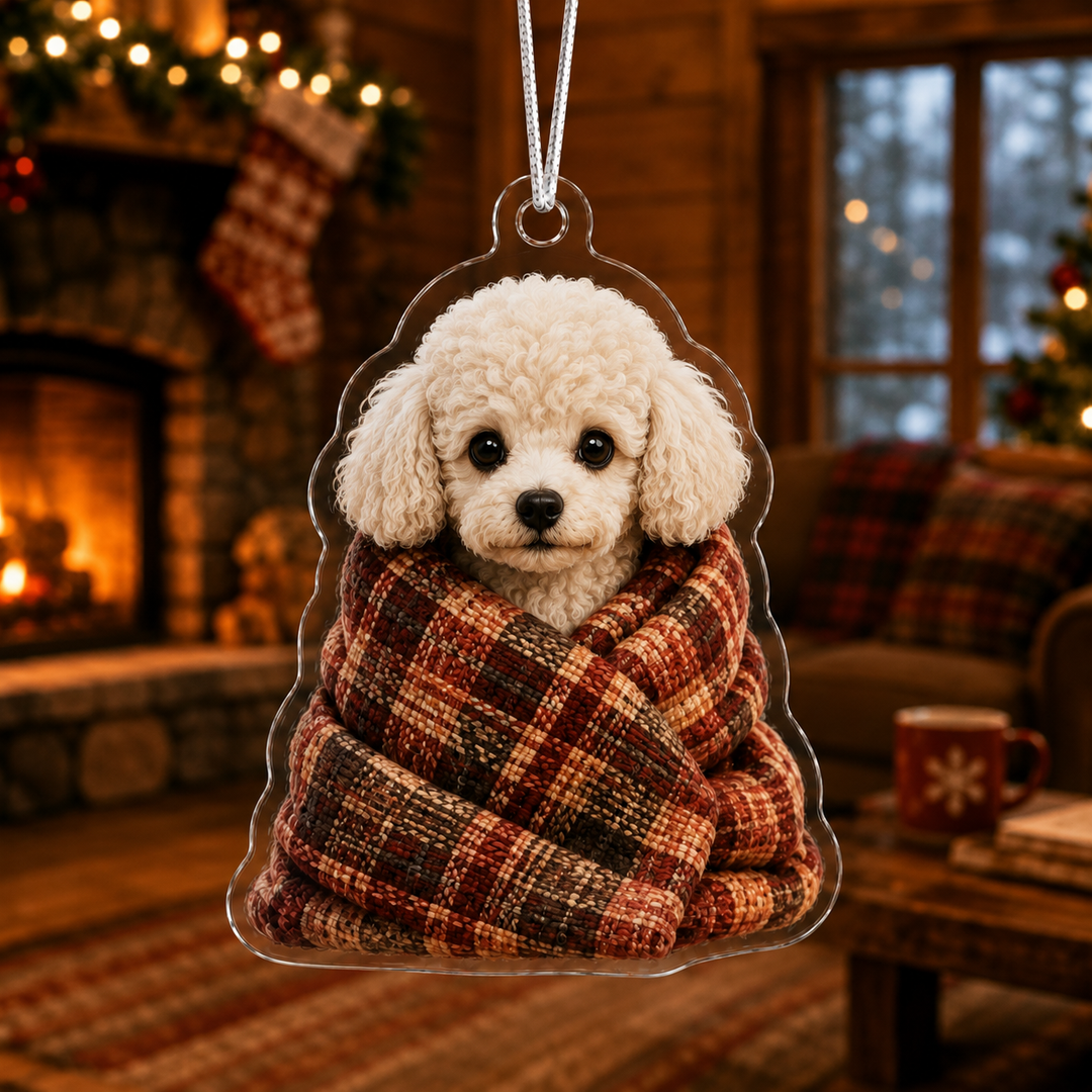 Cozy Poodle Mica Ornament NCU0NT079