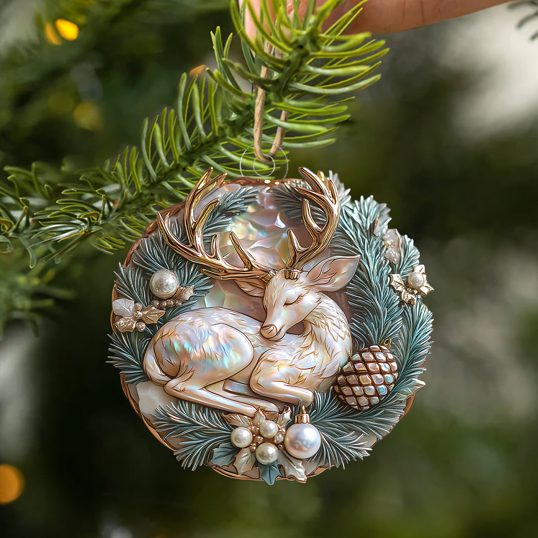 Crystal Antlers Mica Ornament NCU0DH051