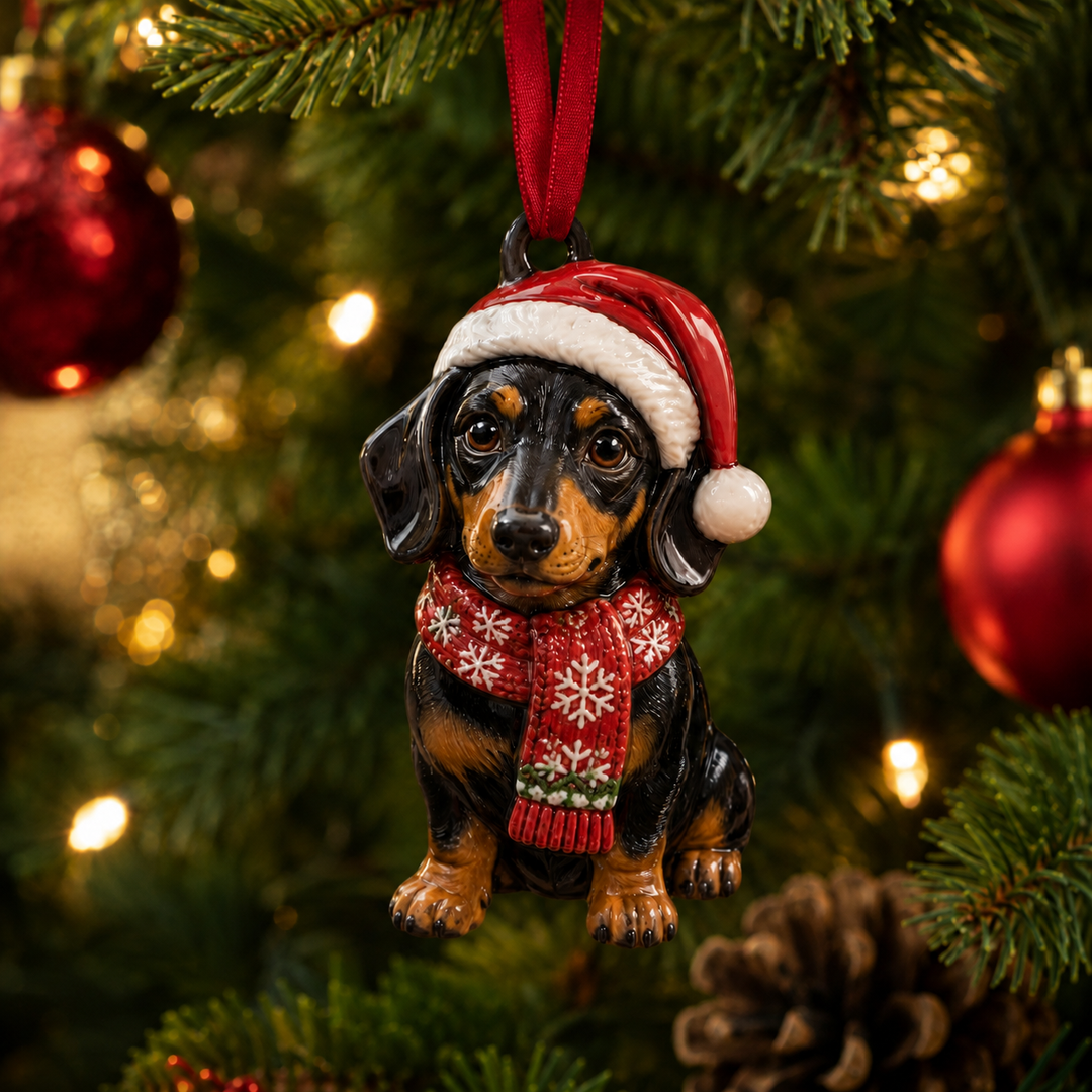 Cute Dachshund Mica Ornament NCU0TM002