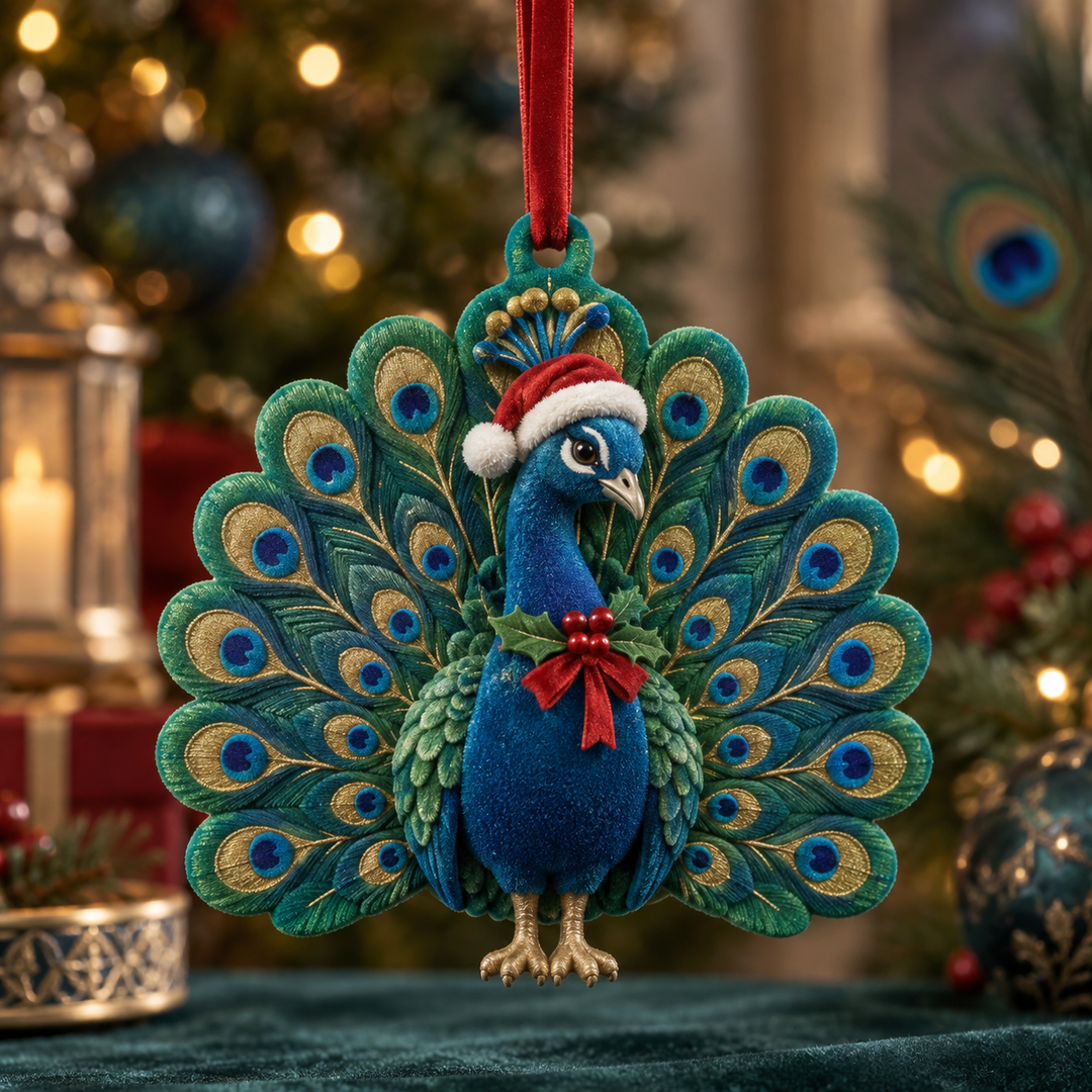 Cute Peacock Mica Ornament NCU0TM112