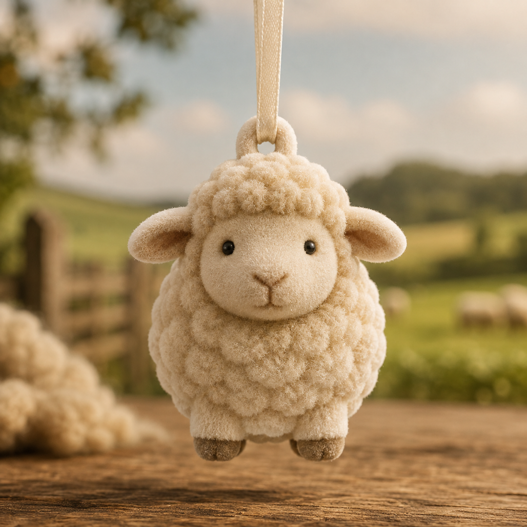 Cute Sheep Mica Ornament NCU0TM028