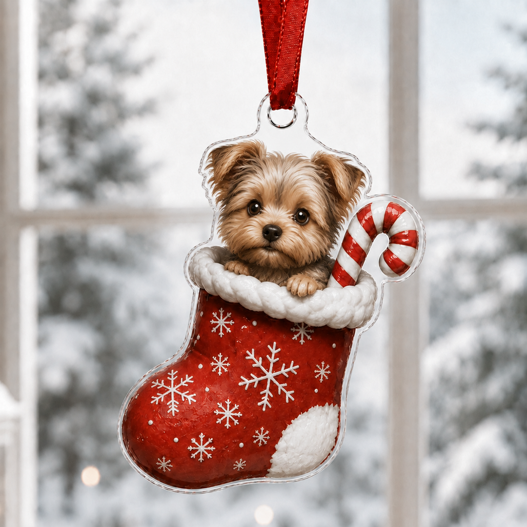 Cute Yorkshire Terrier Adorable Mica Ornament NCU0NT007