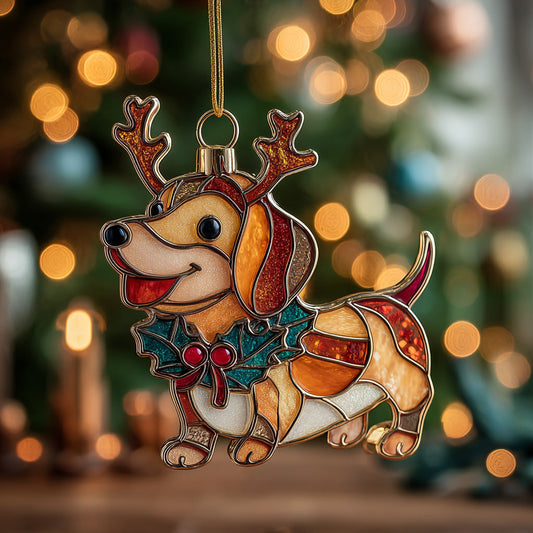 Dachshund Glow Mica Ornament NCU0DH292