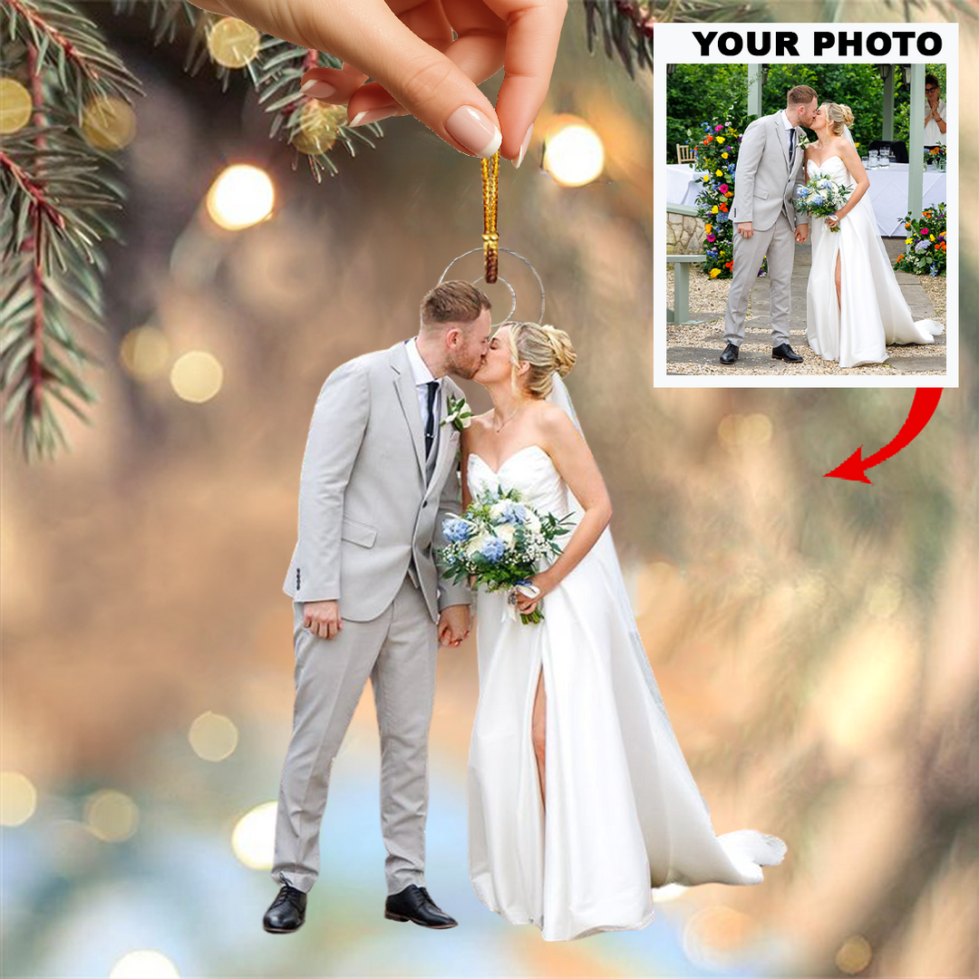 Endless Journey - Personalized Photo Mica Ornament - Christmas Gift For Family Members