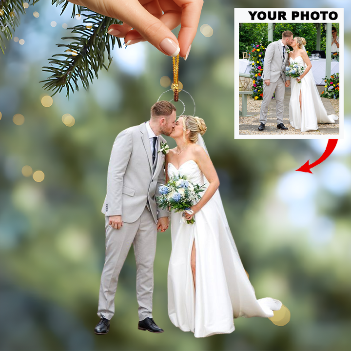 Endless Journey - Personalized Photo Mica Ornament - Christmas Gift For Family Members