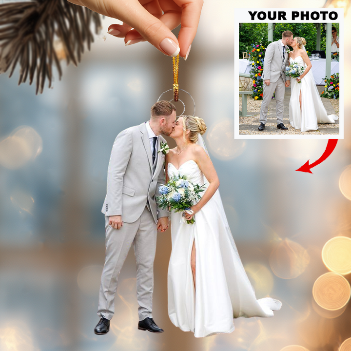 Endless Journey - Personalized Photo Mica Ornament - Christmas Gift For Family Members