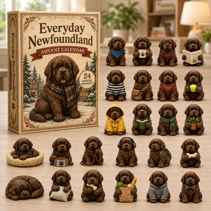 CHRISTMAS KICKOFF 40% OFF - Everyday Newfoundland Advent Calendar 2026 - 24-Day Festive Countdown, Acrylic Charms Blind Box - Gift For Newfoundland Lovers AC0NT154