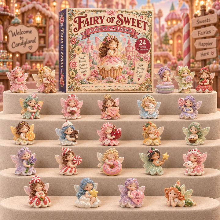 CHRISTMAS KICKOFF 40% OFF - Fairy Of Sweet Advent Calendar 2026 - 24-Day Festive Countdown, Acrylic Charms Blind Box - Gift For Fairies Lovers AC0TM325