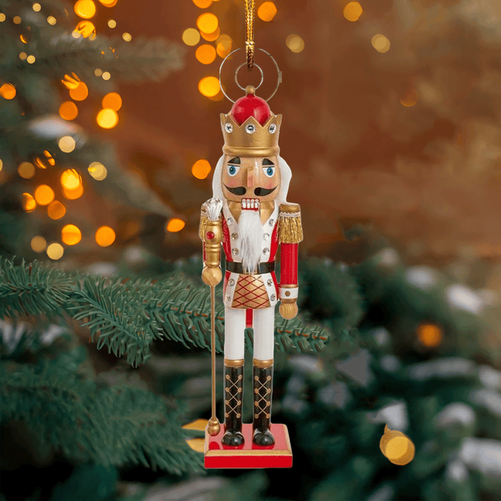 Festive Nutcracker Soldier - Mica Ornament NCU0PD196