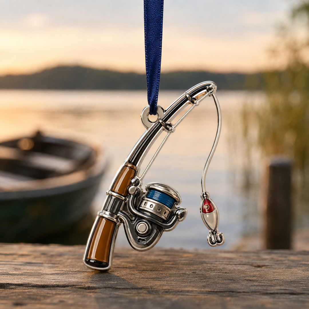 Fishing Rod Mica Ornament NCU0TM033