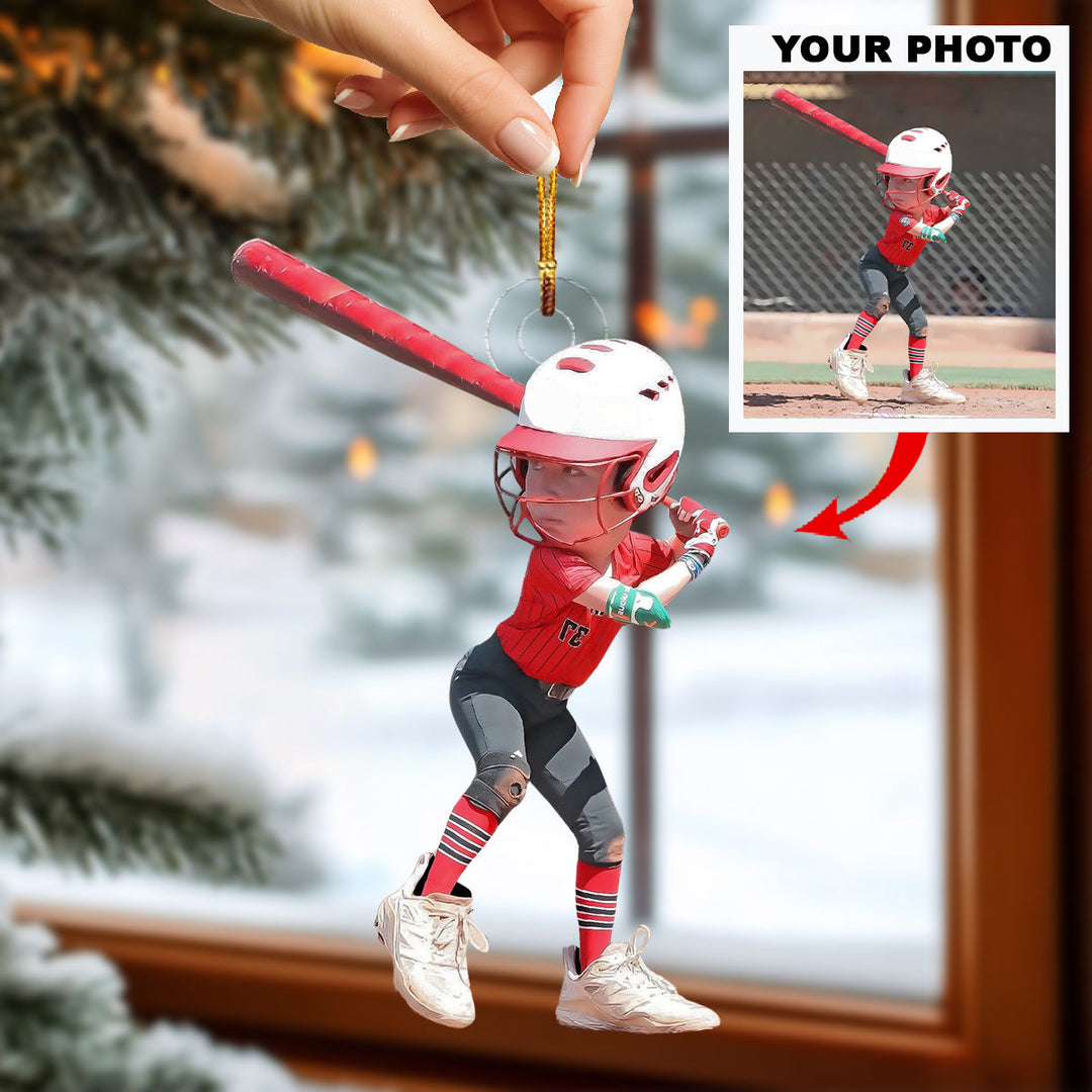 Focus But Fabulous - Personalized Photo Mica Ornament - Christmas Gift For Family Members