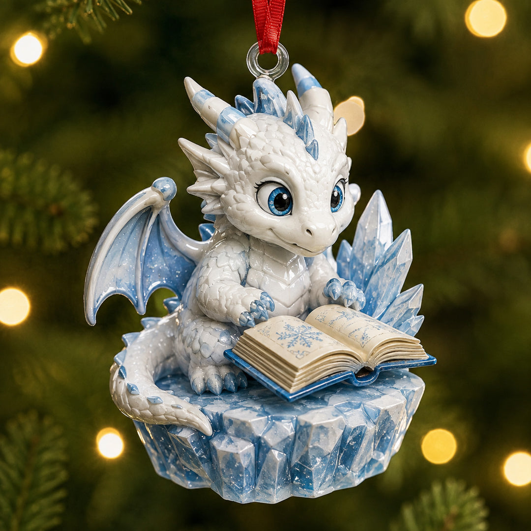 Frostbound Tales Dragon Mica Ornament NCU0HT067