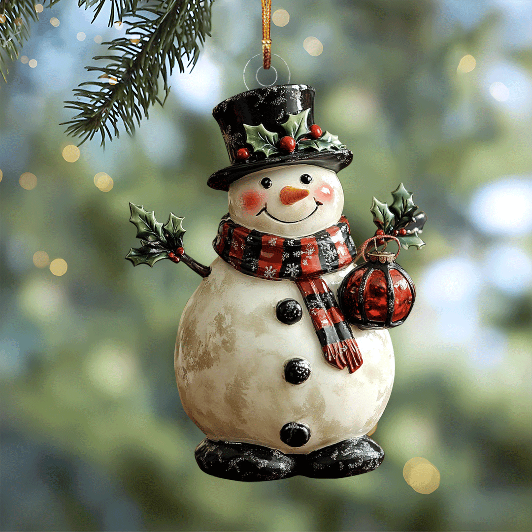 Frosty Holiday Cheer - Mica Ornament NCU0PD220