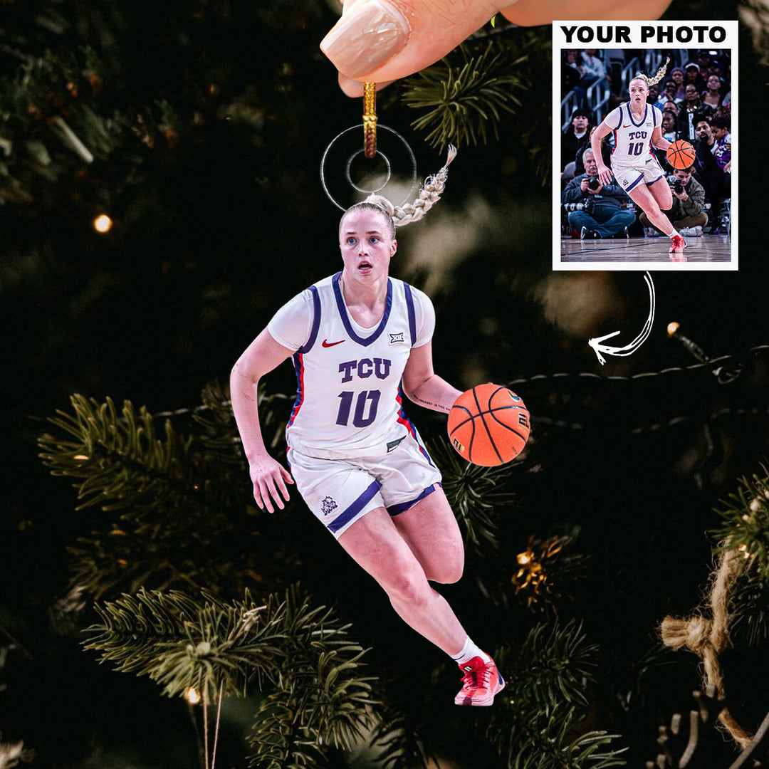 Full Speed Attack - Personalized Photo Mica Ornament - Christmas Gift For Family Members