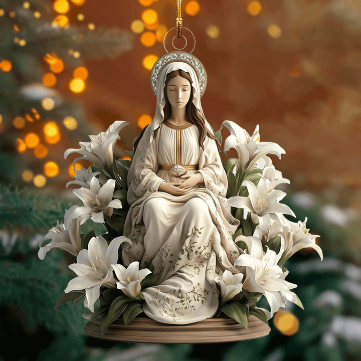Graceful Madonna Mica Ornament NCU0TL052
