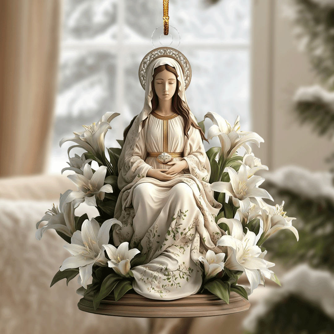 Graceful Madonna Mica Ornament NCU0TL052