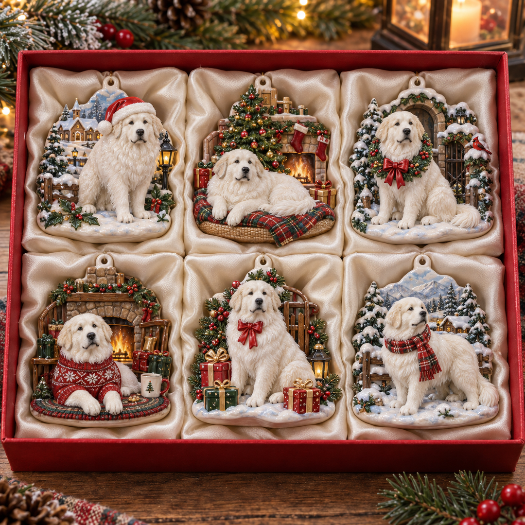 Great Pyrenees Christmas Ornament Gift Set NCU0HA112