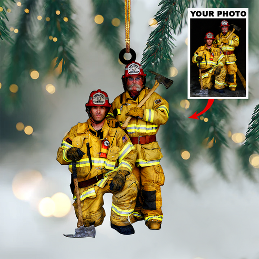 Personalized Photo Mica Ornament - Customized Your Photo Ornament V7 ARND005