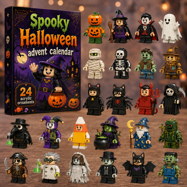 💀HALLOWEEN KICKOFF 40% OFF🧛 - Spooky Halloween Advent Calendar 2026 - 24 Day Spirits Countdown, Acrylic Charms Blind Box, Gift For Horror Fans