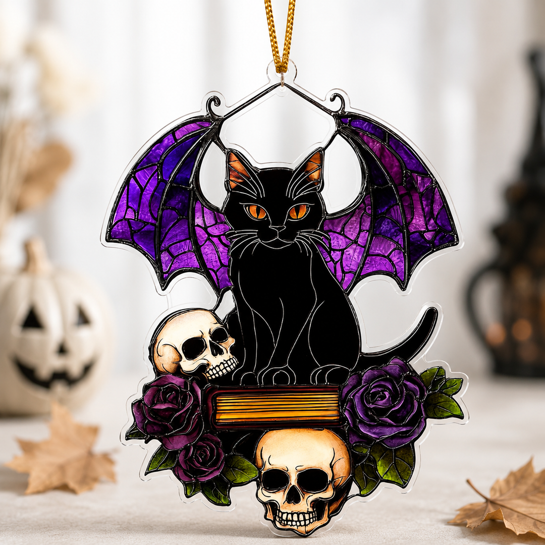 Happy Haunting Mica Ornament NCUTH007