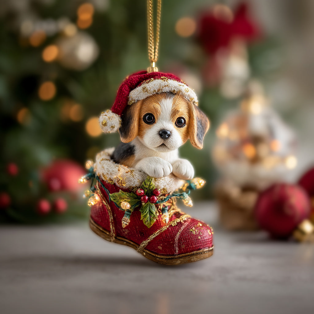 Happy Yuletide Buddy Mica Ornament NCU0DH062