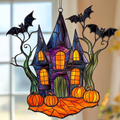Ghostly Skull Mushrooms - Window Hanging Suncatcher NCU0PD090