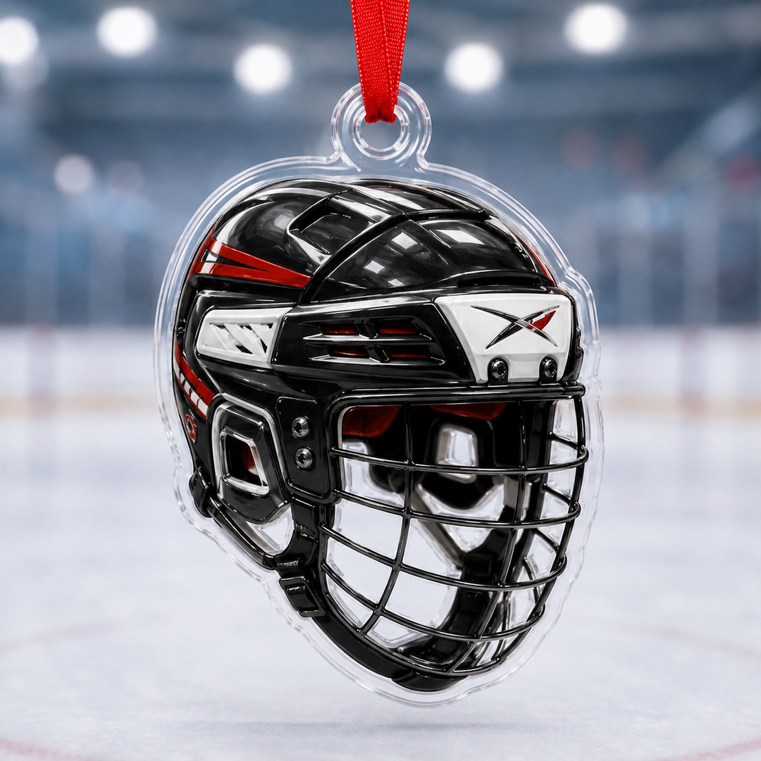 Hockey Warrior Helmet Mica Ornament NCU0HA051