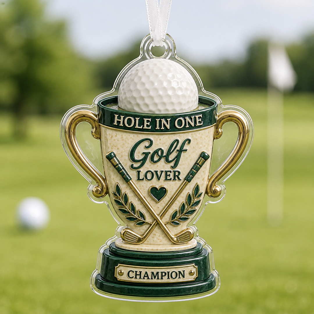 Hole-in-One Champion Trophy Mica Ornament NCU0HA029