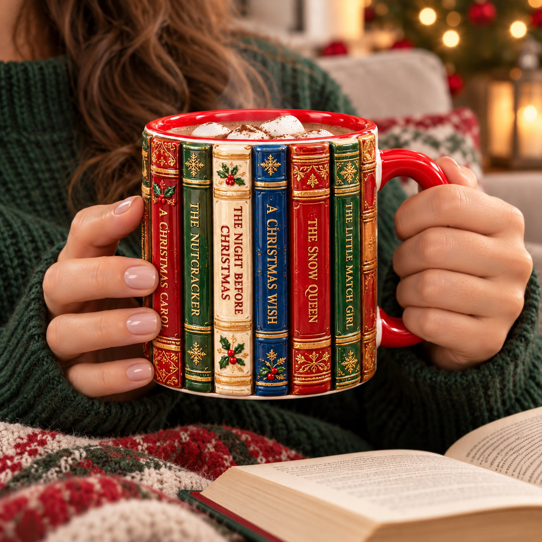 Holiday Storytime Christmas 3D Effect Printed Accent Mug NCU0HT305