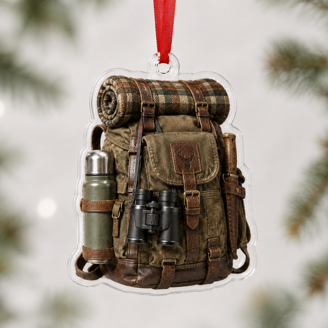 Hunting Backpack Mica Ornament NCU0NT031