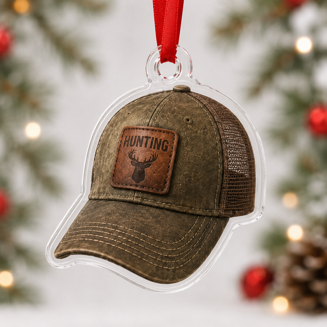 Hunting Hat Mica Ornament NCU0NT032