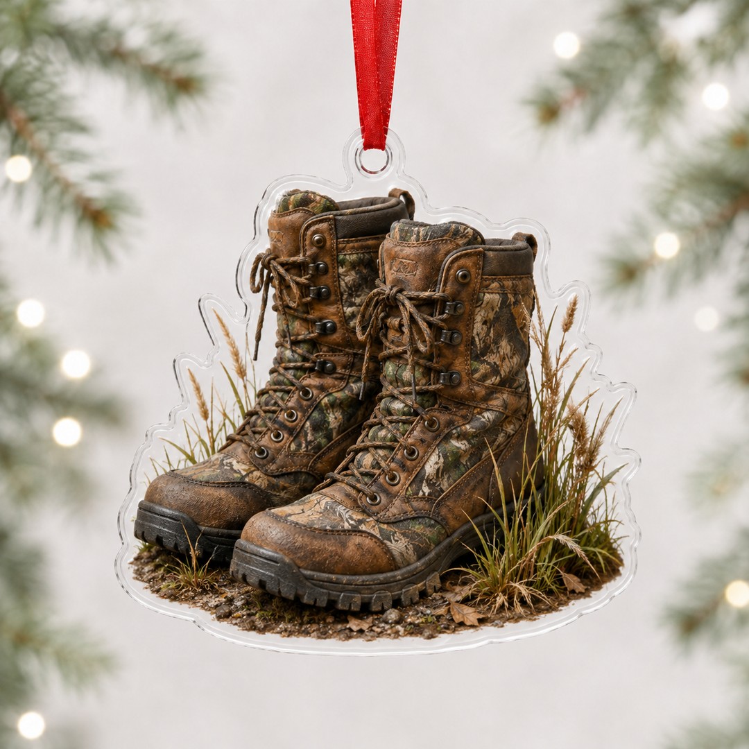 Hunting Shoes Mica Ornament NCU0NT035