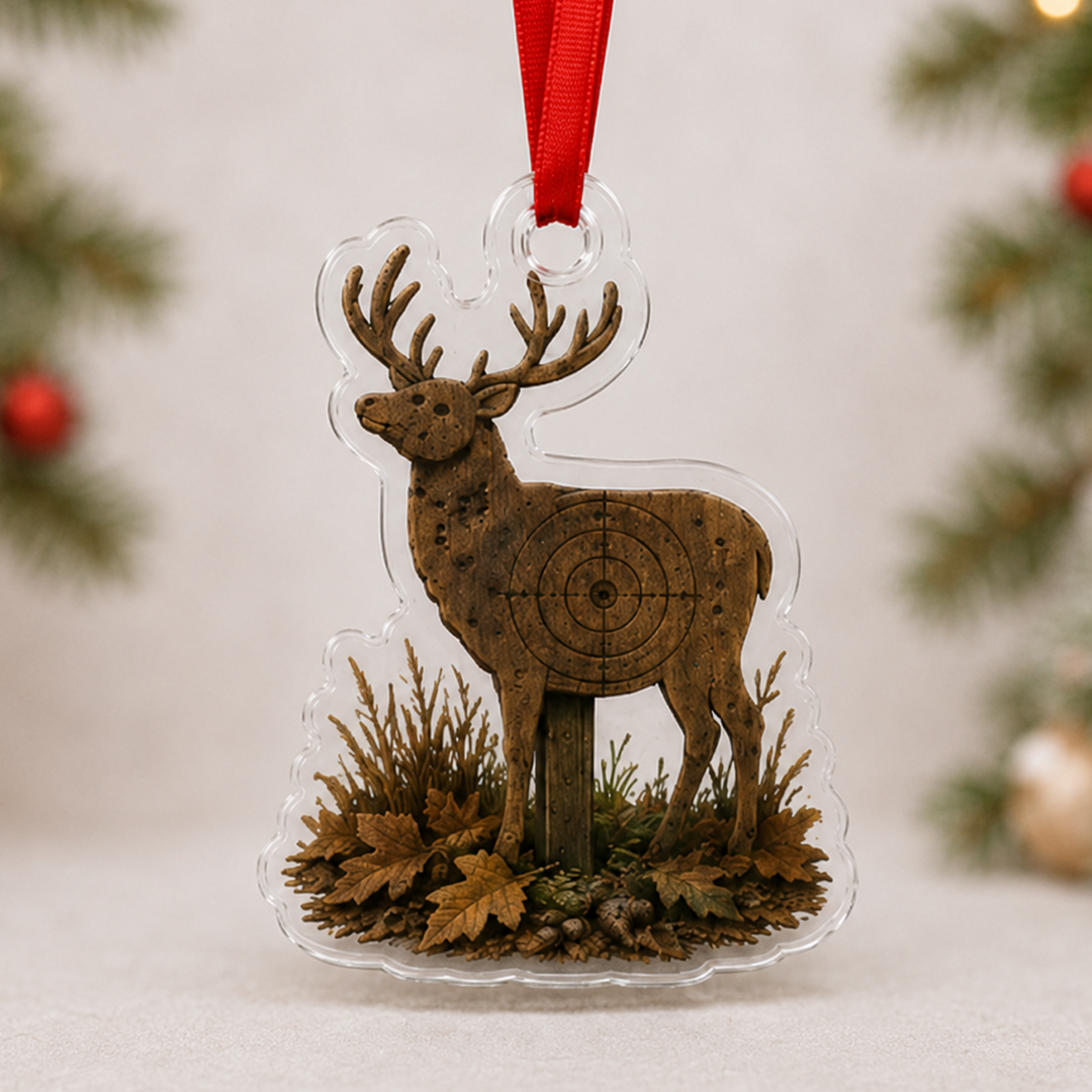 Hunting Shooting Target Mica Ornament NCU0NT034