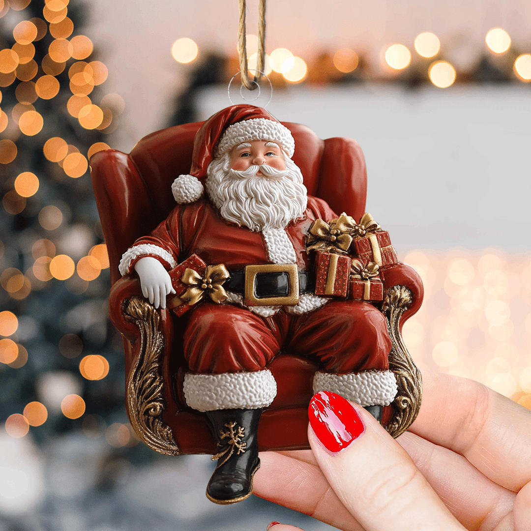 Jolly Old Saint Nick - Mica Ornament NCU0PD215